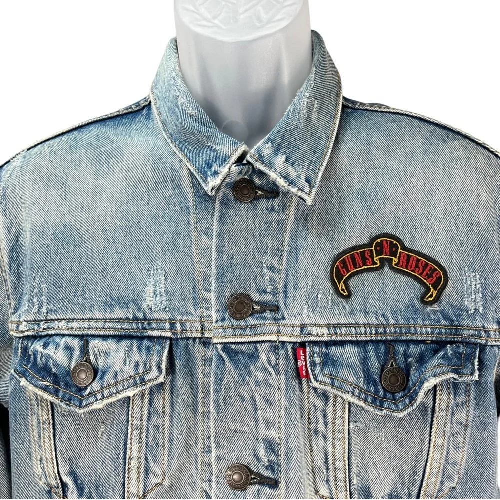 Levi’s Guns N Roses Mayfield Was‎ Here Denim Jacket Unisex Medium